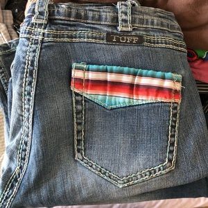 Serape Sweetheart Cowgirl Tuff Jeans